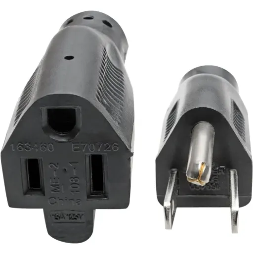 Imagen 1 de Tripp Lite 25ft Power Cord Extension Cable Heavy Duty 14AWG 5-15P 5-15R 15A 25' - Cable alargador de alimentación - NEMA 5-15 (H) a NEMA 5-15P (M) - CA 120 V - 15 A - 7.6 m - negro