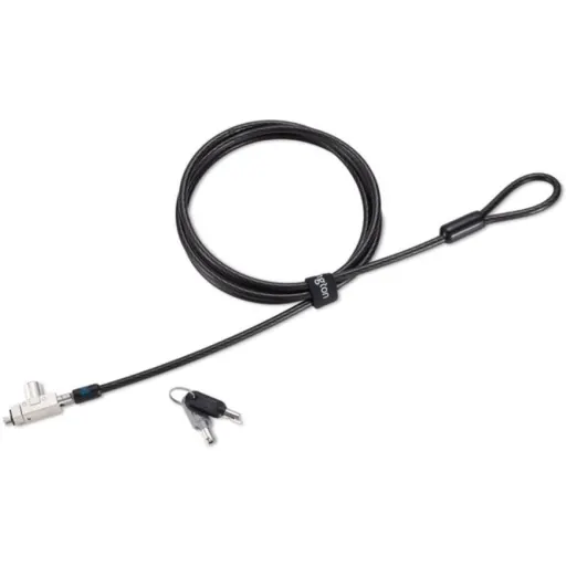 Candado de Seguridad Kensington Slim N17 2.0 p/ Portátiles Acero Carb. con LLave