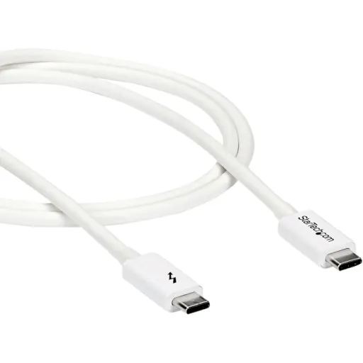 Imagen 3 de Cable Thunderbolt compatible con USB-C y DisplayPort Longitud 1 Metro, Blanco