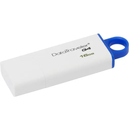 Imagen 0 de Pendrive 16GB Kingston DataTraveler DTIG4 USB 3.0 Color Blanco y Azul