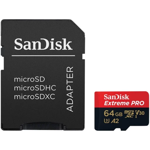 Imagen 2 de SanDisk Extreme Pro microSD 64GB UHSI C10 A2 U3 V30