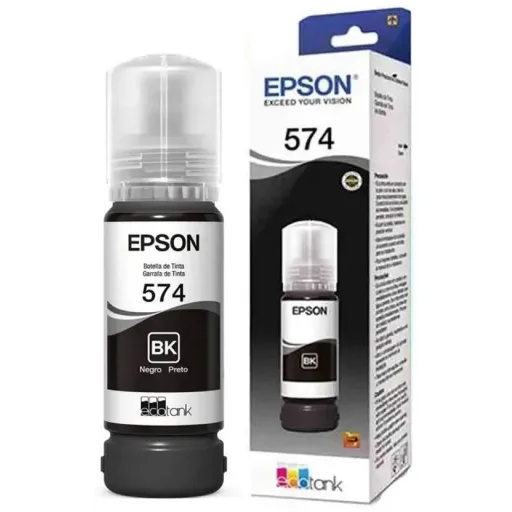 Imagen 0 de Botella de Tinta Epson T574 Negra, EcoTank L8050/L18050, 7.300 Páginas 70ml 