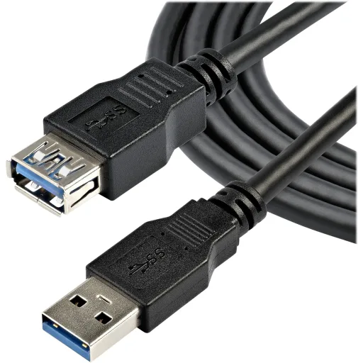 Cable de 3m de Extensión Alargador USB 2.0 USB A Macho a USB A Hembra -  Negro - StarTech 