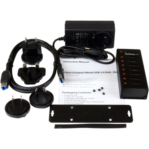 Imagen 4 de HUB StarTech, 7 Port USB 3.0 Hub - Desktop /Wall-Mount