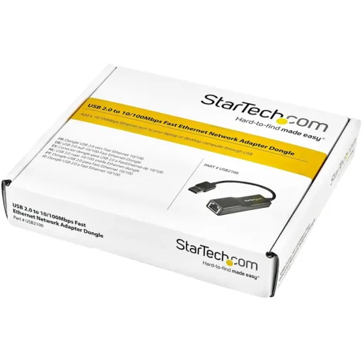 Imagen 1 de Adaptador USB 2.0 a Red Ethernet RJ-45 10/100 Mbps - StarTech