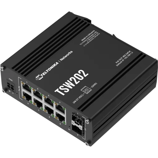 Imagen 5 de Switch Gestionable Teltonika TSW202, 8xGbE PoE/PoE+ + 2xSFP 1000BaseX