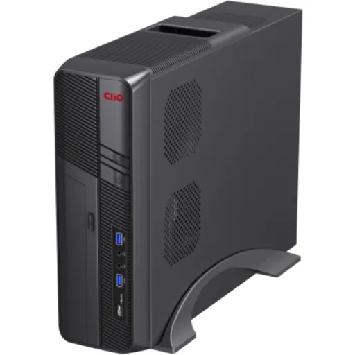 Imagen 3 de Gabinete Slim Clio CL-S605 Full  mATX ITX 2*USB 3.0 con Fuente de Poder 500W