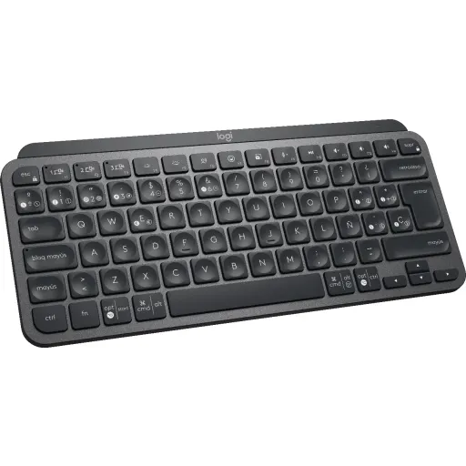 Imagen 1 de Teclado Bluetooth retroiluminado Logitech MX Keys Mini graphite español