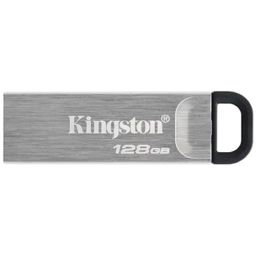 Imagen 2 de Pendrive 128GB Kingston DataTraveler Kyson USB 3.2 Gen1 Esc60MBs Lec200MBs Plata