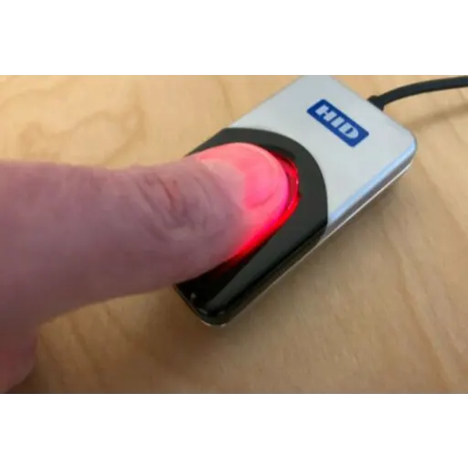 Imagen 1 de Lector de Huellas Dactilares HID UAREU 4500 Interfaz USB 2.0 LED Azul