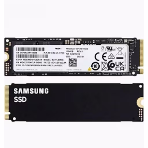 Unidad SSD Samsung PM9C1 512GB M.2 22*80 PCIeG4x4 NVMe Lec4950MB/s Esc2500MB/s (Reacondicionado)
