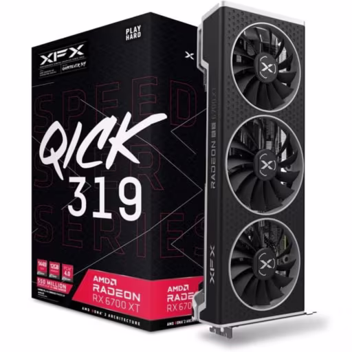 Imagen 0 de XFX SPEEDSTER QICK 319 AMD Radeon RX 6700 XT CORE [RX-67XTYLUDP]
