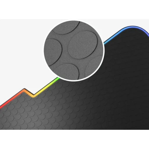 Imagen 9 de Pad Mouse HyperX® FURY Ultra LED RGB 360° Gamer Goma Antideslizo color Negro