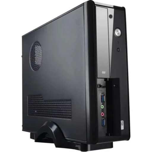 Imagen 0 de Gabinete Slim Clio S607 2*USB 3.0 Jack Aud/Mic Fuente 500W mATX Color negro
