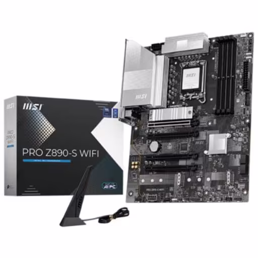 Imagen 1 de Tarjeta Madre MSI PRO Z890-S WIFI LGA1851 Ultra Series 2 4*DDR5 LAN WIFI7 ATX