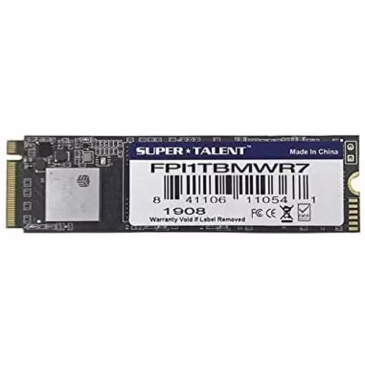 Imagen 0 de Unidad SSD SuperTalent 1TB M.2 22*80 PCIe 3.0x4 NVMe 3D TLC Lec1800Mbs Es1200Mbs