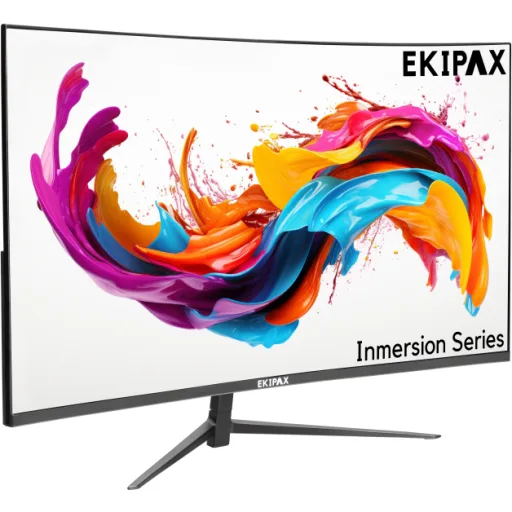 Imagen 1 de Monitor Curvo Ekipax 27" FHD 1920*1080 VA HDMI VGA 2ms 75hz VESA