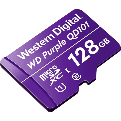 Imagen 2 de Memoria MicroSDXC 128GB Western Digital Surveillance Purple  UHS-I CL10 S/Adapt