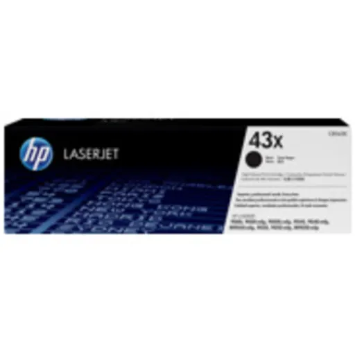 Imagen 1 de HP 43X - Alto rendimiento - negro - original - LaserJet - cartucho de tóner (C8543X) - para LaserJet 9000, 9040, 9050, M9040, M9050, M9059