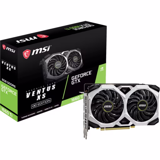 Imagen 0 de MSI GeForce GTX 1660 Ti VENTUS XS 6G OC [MSI GeForce GTX 1660 Ti VENTUS XS 6G OC]