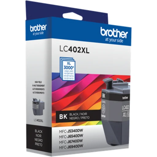 Imagen 5 de Cartridge Brother LC402XLBKS Negro para MFC J5340DW J6540DW J6740DW J694 3000Pág