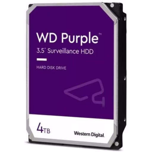 Disco Duro Western Digital Purple 4TB 3.5"" 5400RPM SATAIII 256MB