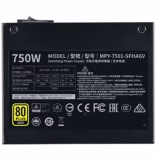 Imagen 2 de Fuente de Poder Cooler Master V750 SFX Gold, 750W 80Plus Gold Full modular Negro