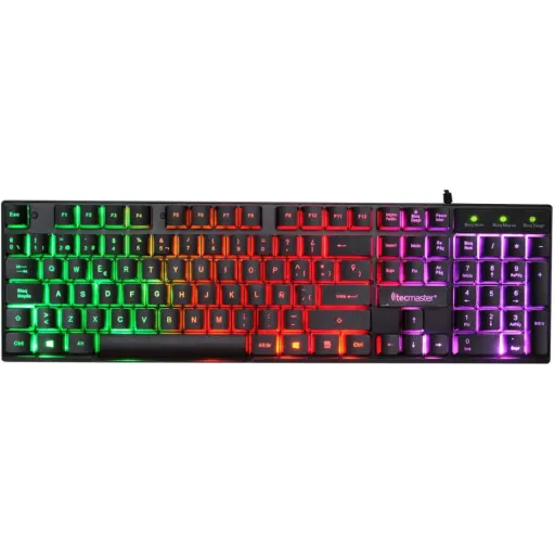 Imagen 0 de Tecmaster Teclado Cableado Backlight (TM-100510)