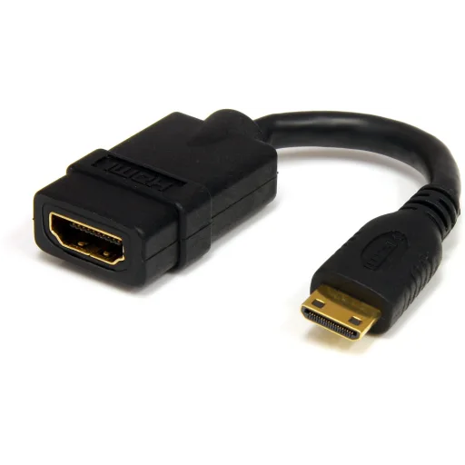 Cable de 12cm Adaptador HDMI de alta velocidad - HDMI a Micro HDMI - Hembra  a Macho