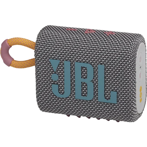 Imagen 1 de Parlante JBL Go 3, Batería recargable Bluetooth 5.1 Cable USB-C Gris