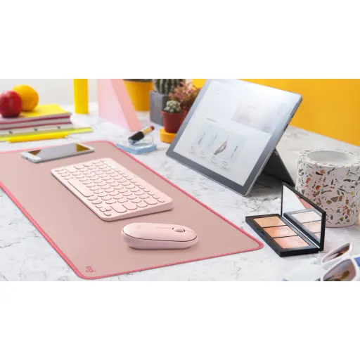 Imagen 7 de Mose Pad Logitech Desk Mat Studio, 70*30cm 2mm Color Rosa