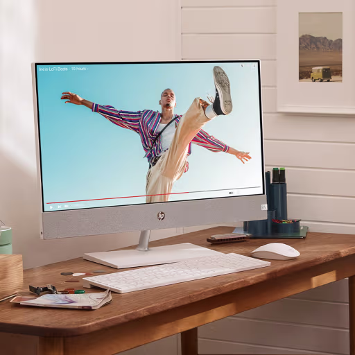 Imagen 4 de Computador HP AIO Pavilion 27-ca0005la AMD R7 5700U RAM16GB SSD512GB 27" W11H