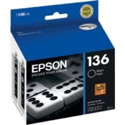 Imagen 0 de Cartucho de Tinta Epson 136 Negro 2000 pag aprox, para Epson WorkForce K101/K301