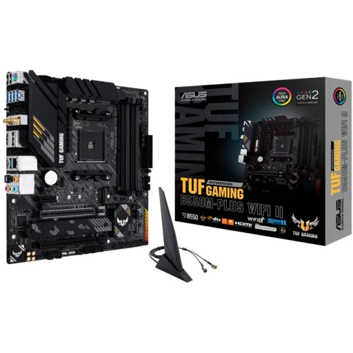 Imagen 4 de Tarjeta Madre Asus TUF GAMING B550M-PLUS WIFI II AMD AM4 4*DDR4 2*M.2 DP HDMI