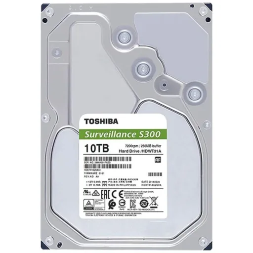 Imagen 2 de Disco Duro Toshiba 10TB 3.5" 7.2K RPM SATA III 6 Gbit/s - Vigilancia