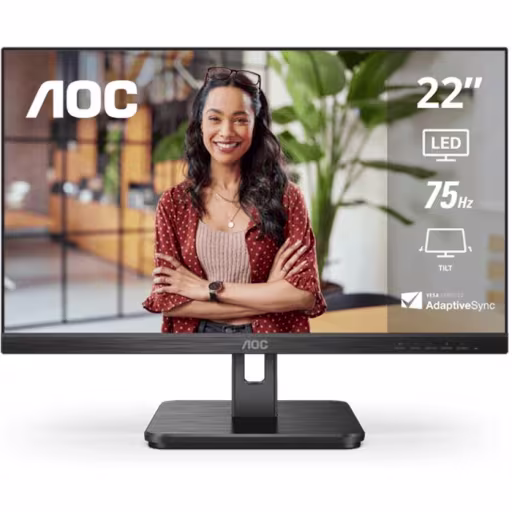 Imagen 0 de Monitor AOC 22E2HM 22" FHD 1920*1080 VA HDMI VGA Aux 75Hz