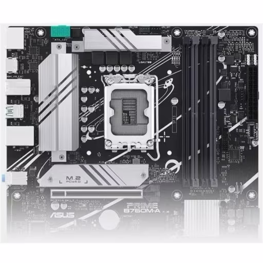 Imagen 1 de Tarjeta Madre Asus PRIME B760M-A LGA1700 13°G 4*DDR5 2*M.2 DP 2*HDMI PS/2 USB3.2
