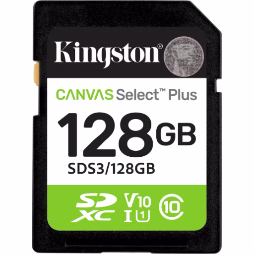 Imagen de Memoria 128GB SD XC Canvas Select Plus Gen3 150MB/