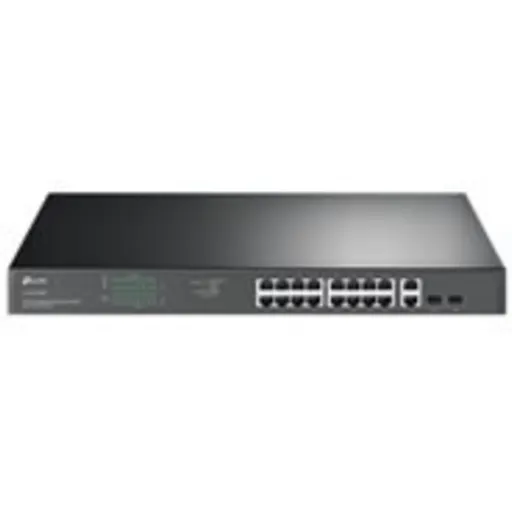 Imagen 3 de TP-Link JetStream TL-SG1218MP - V1 - conmutador - 16 x 10/100/1000 (PoE+) + 2 x 10/100/1000 + 2 x Gigabit SFP combinado - montaje en rack - PoE+ (250 W)
