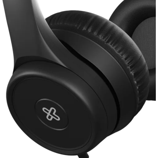 Imagen 3 de Audífonos Alámbricos KlipX KCH-510 On-Ear Vol-Mic USB Stereo Color Negro
