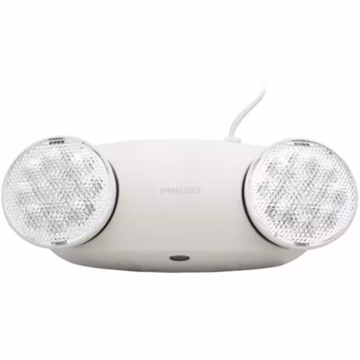 LAMPARA DE EMERGENCIA AT60 2 FOCOS FIJA PHILCO