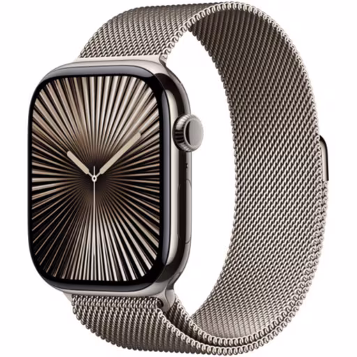 Imagen 0 de Apple Watch Series 10 46mm (GPS + Cellular / Natural Titanium Case / Natural Milanese Loop / M-L) [MWYC3AM/A]