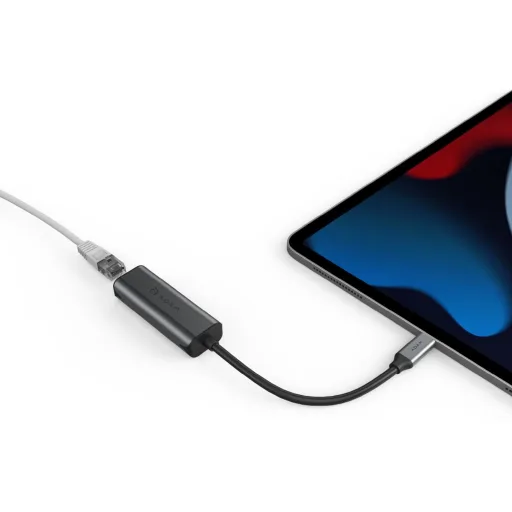 Imagen 2 de Adaptador USB-C a Ethernet CASA e2 hasta 2.5GB Adam Elements gris
