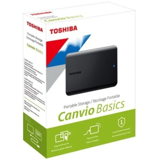 Imagen 1 de Disco Duro Externo Toshiba Canvio Basics 2TB 2.5" 5400RPM USB3.0 Color Negro