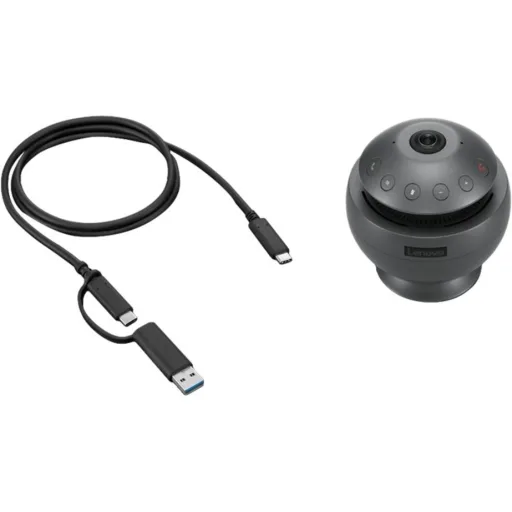 Imagen 2 de Cámara Web Lenovo VOIP 360 Altavoces 360° Micrófono y Speaker Conexión USB-C
