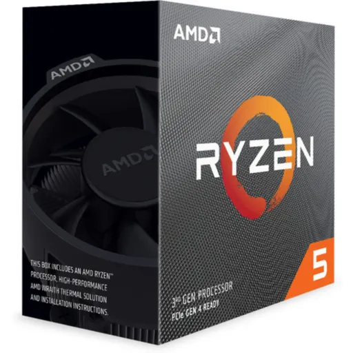 Imagen 0 de CPU AMD Ryzen 5 3600 3.6 Ghz Hasta 4.2 Ghz Socket AM4 6 núcleos 32MB / Fan 