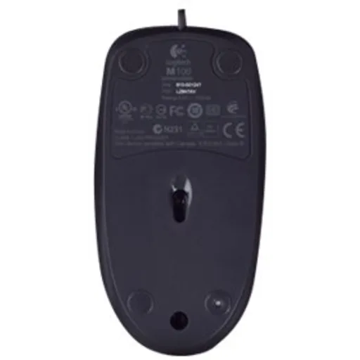 Imagen 5 de Mouse Alámbrico Logitech M100 Óptico 1000dpi 3 Botones USB Color negro