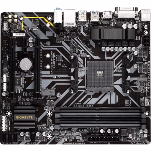 Imagen 2 de Gigabyte - B450M DS3H V2 - Motherboard - Micro ATX - Socket