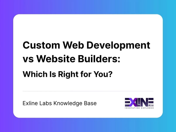 Custom Web Development vs Website Builders: Which Is Right for You?