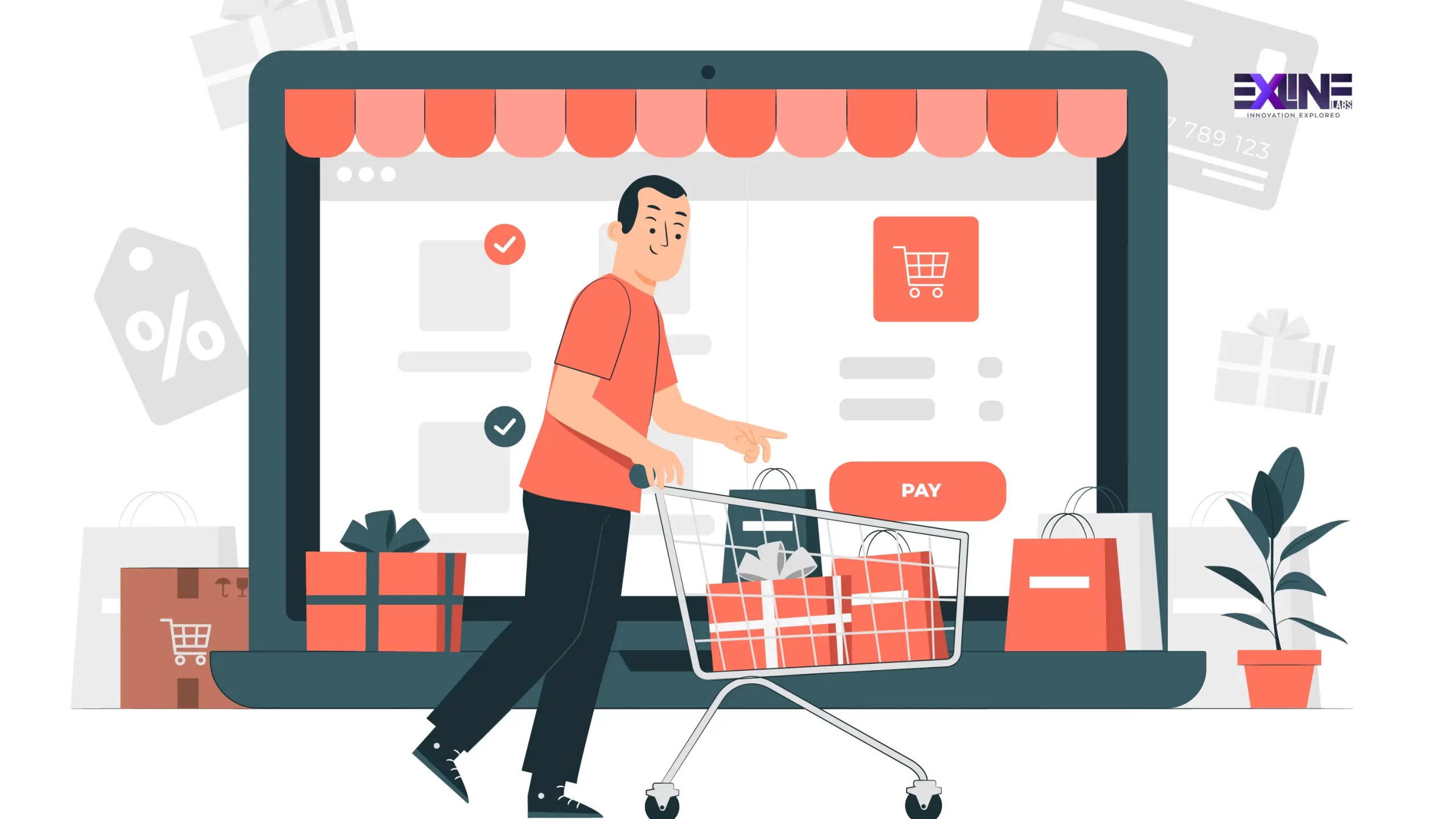 hero image for the blog: AR in Ecommerce: Transforming Shopping with Augmented Reality